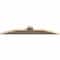 Ekena Millwork Portland Smooth Timber Gable Bracket, Douglas Fir, 36"W x 6"H x 1 1/2"D x 3 1/2"F, 4/12 Pitch GBW036X06X0204POR00SDF - alternate 3